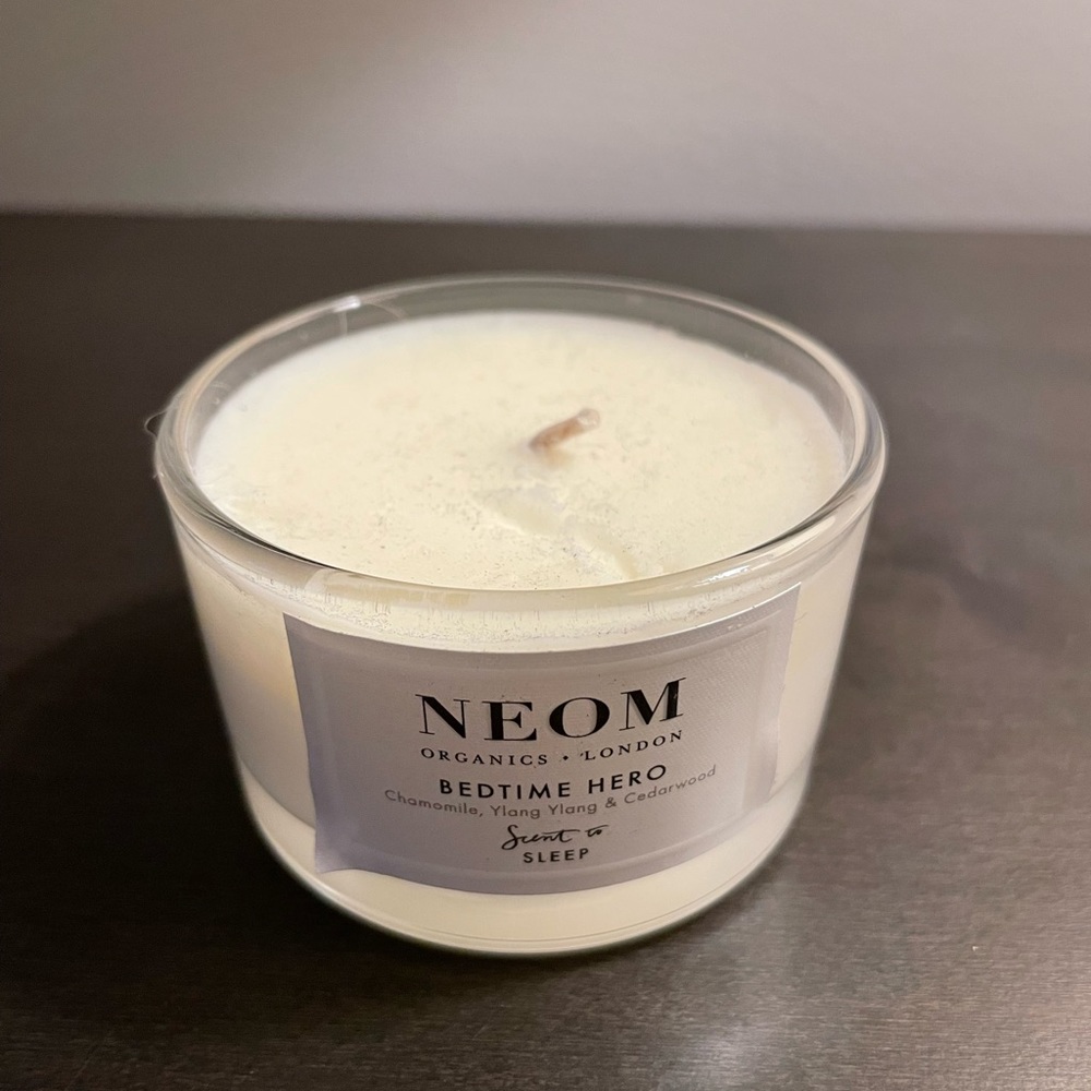 Neom Scent to Sleep Bedtime Hero Candle 75 g 2.64 oz Travel Size NEW